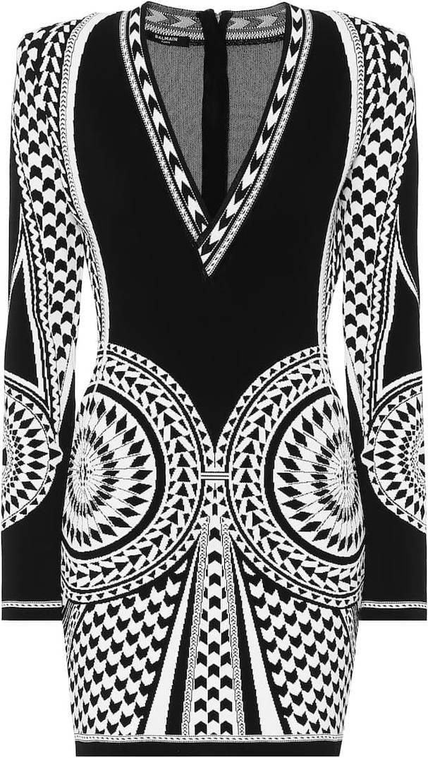 Balmain Jacquard minidress