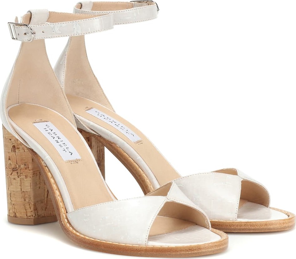 Gabriela Hearst Adi leather and cork sandals