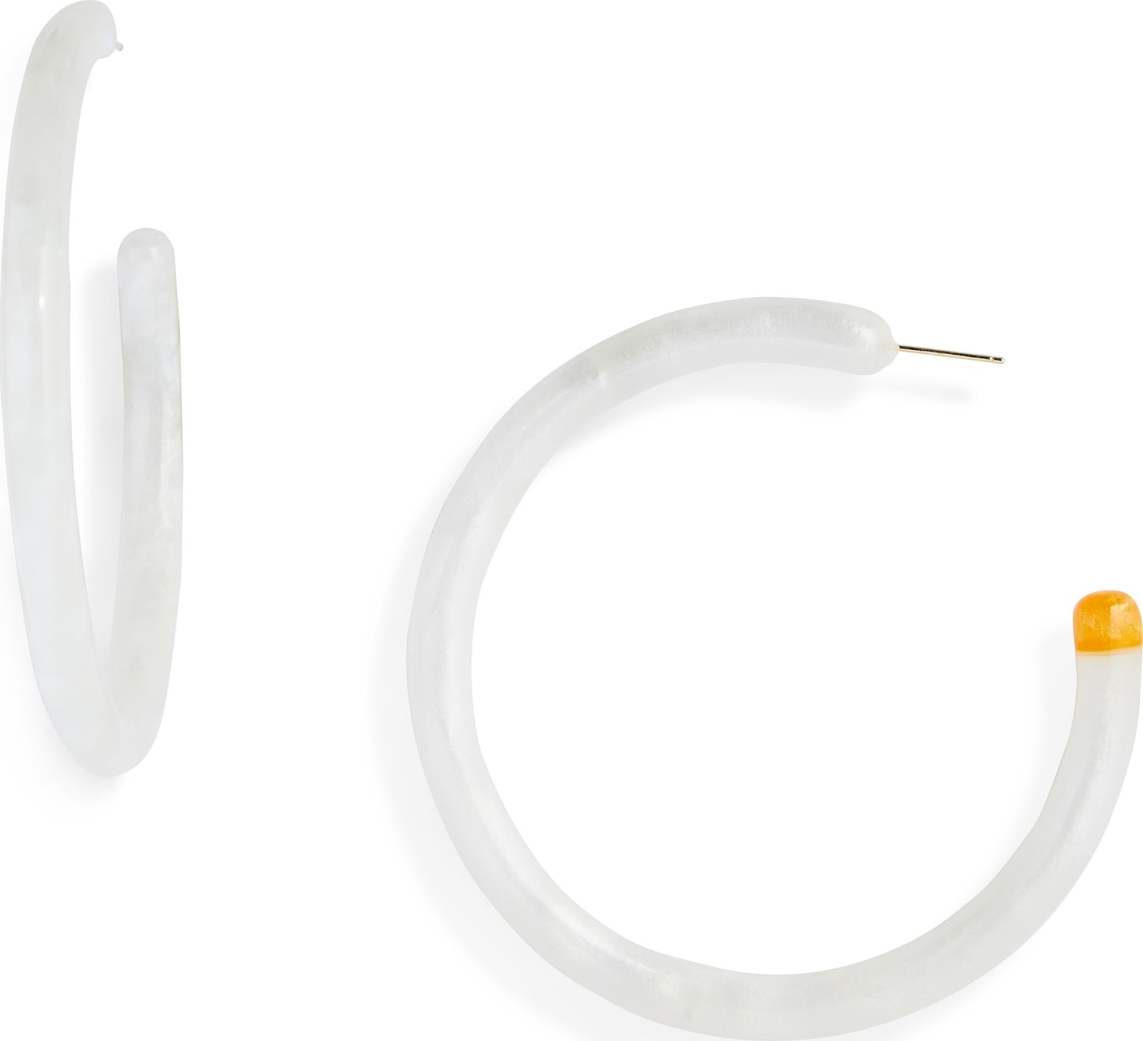 Cult Gaia Large Geneva Tubular Hoop Earrings