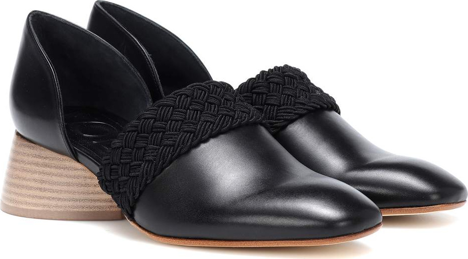 LOEWE Flex 40 leather loafers