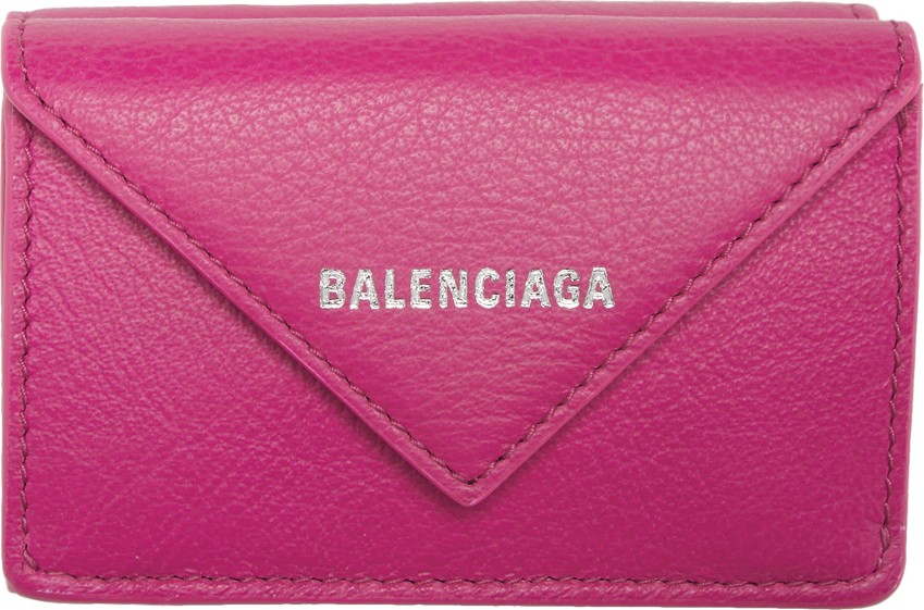Balenciaga Pink Mini Papier Wallet