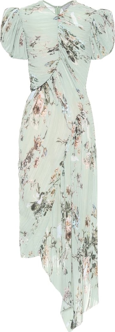 Preen Tessa pleated georgette dress