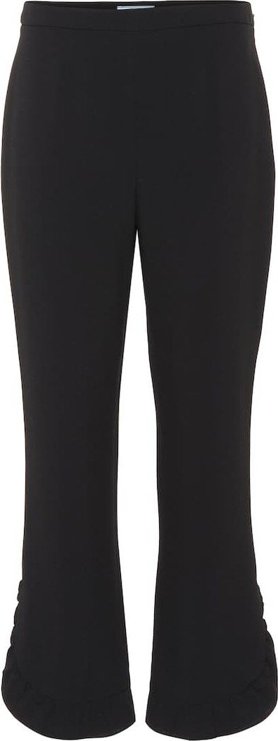 Prada Cropped crêpe pants