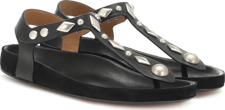 Isabel Marant Enavy embellished leather sandals