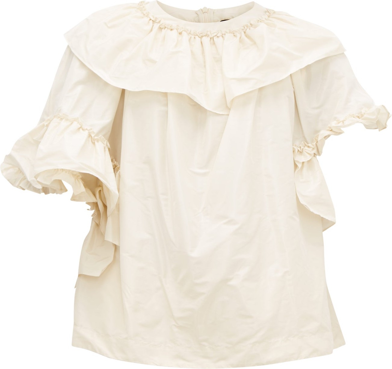 Simone Rocha Ruffled taffeta top