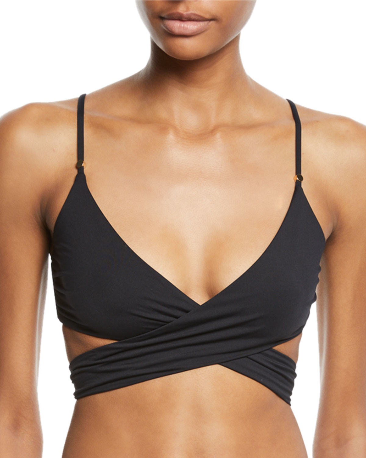 Stella McCartney Timeless Basics Wrap Bikini Top