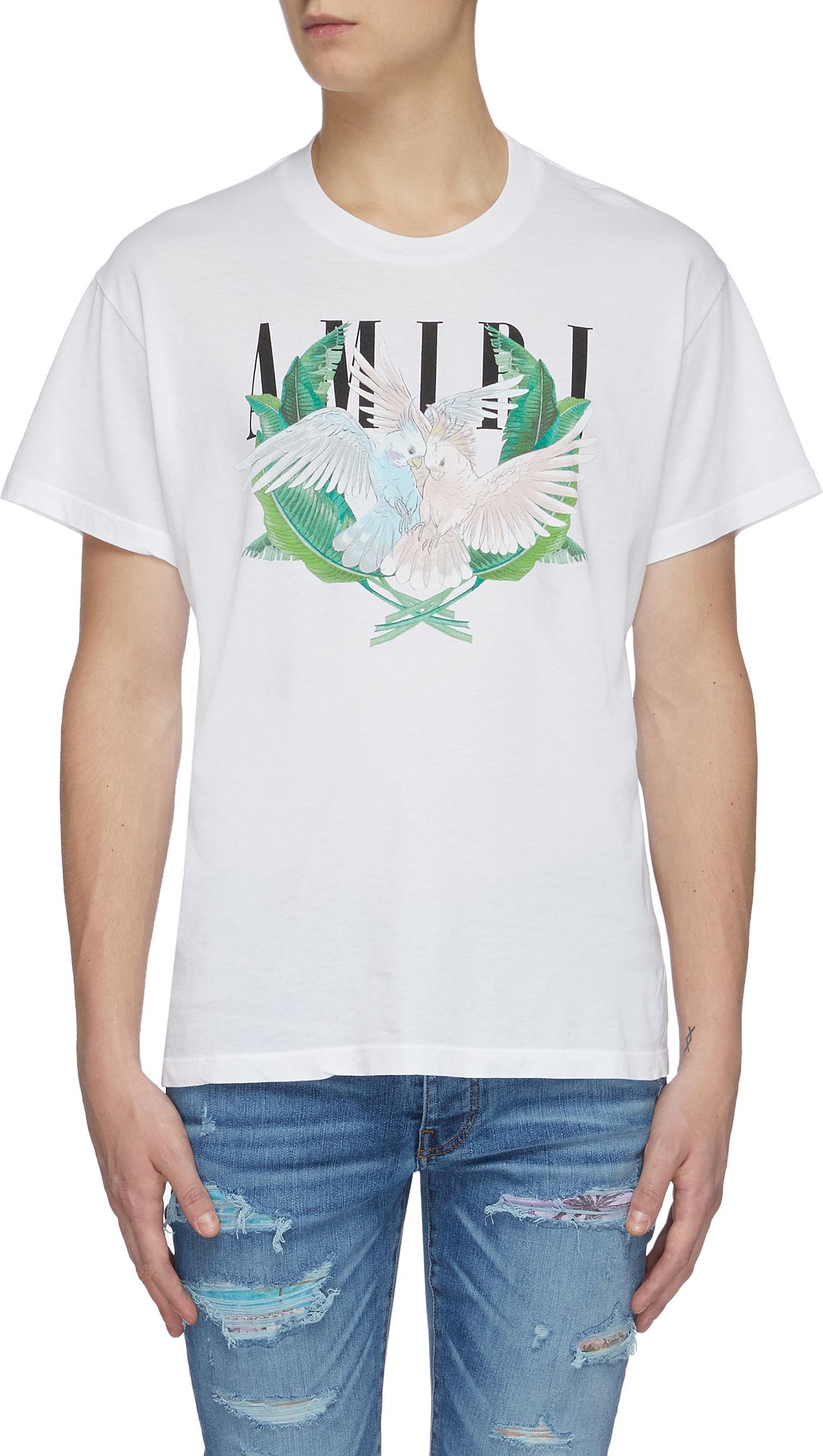 Amiri 'Lovebirds' graphic print T-shirt