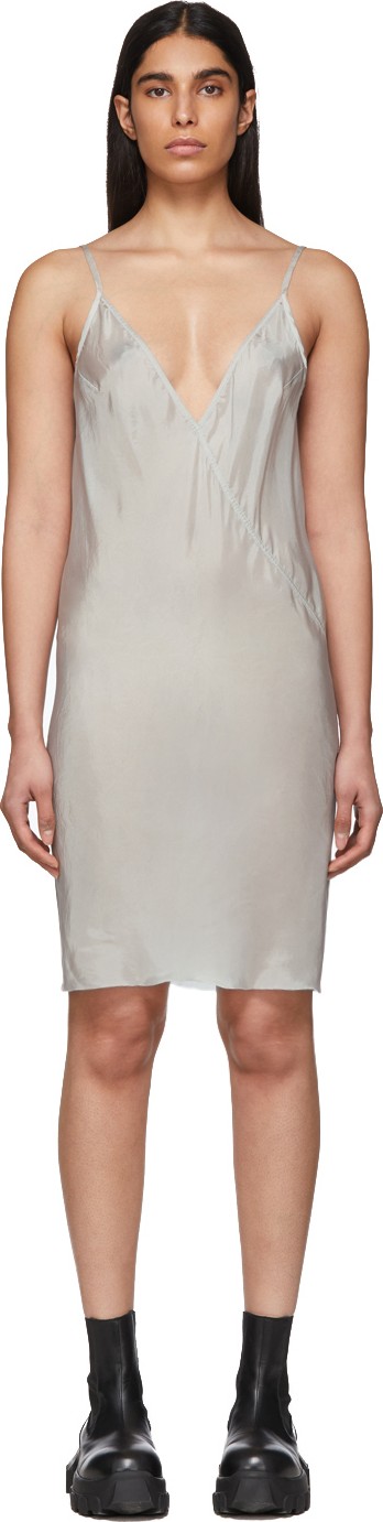 Rick Owens Grey Slip Dress