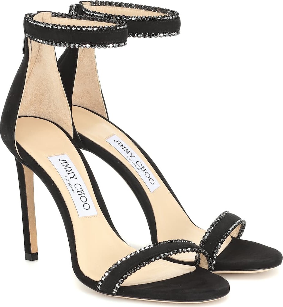 Jimmy Choo Dochas 100 suede sandals