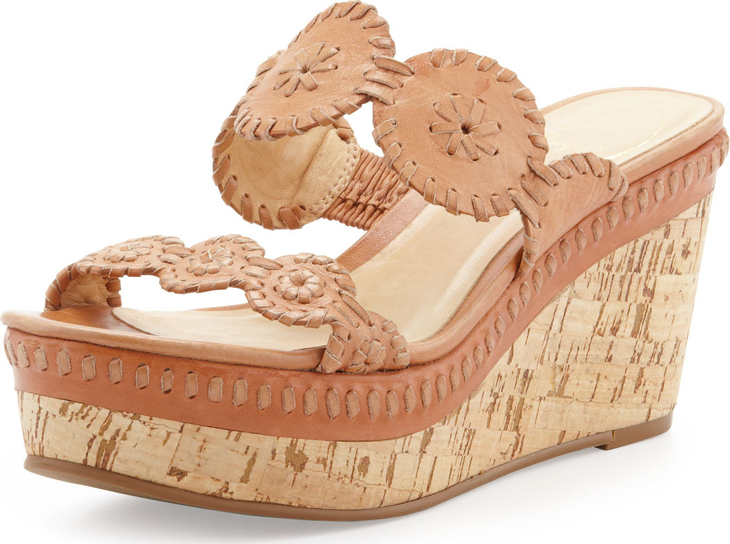 Jack Rogers Leigh Cork Wedge Slide