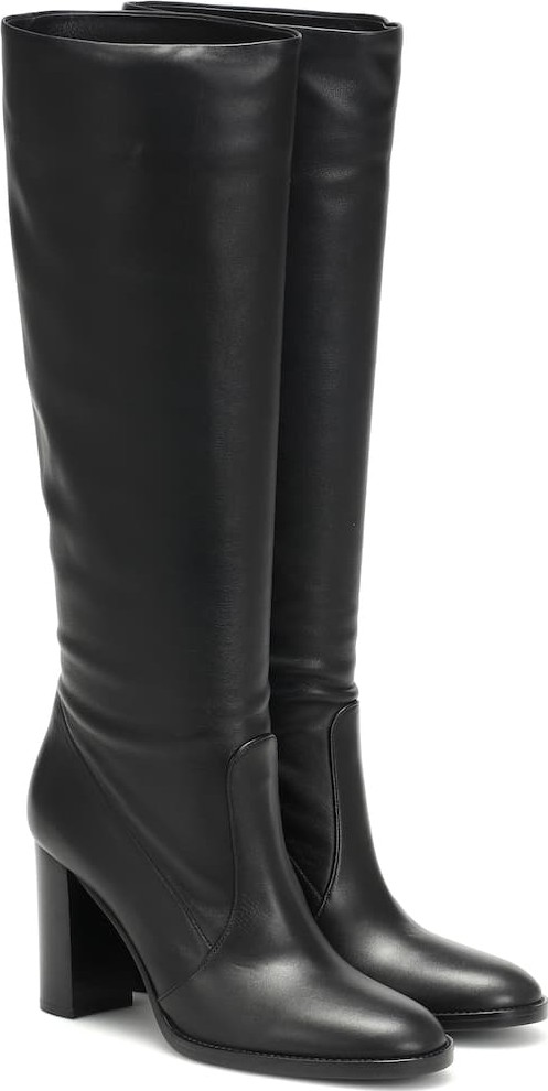 Gianvito Rossi Leather knee-high boots