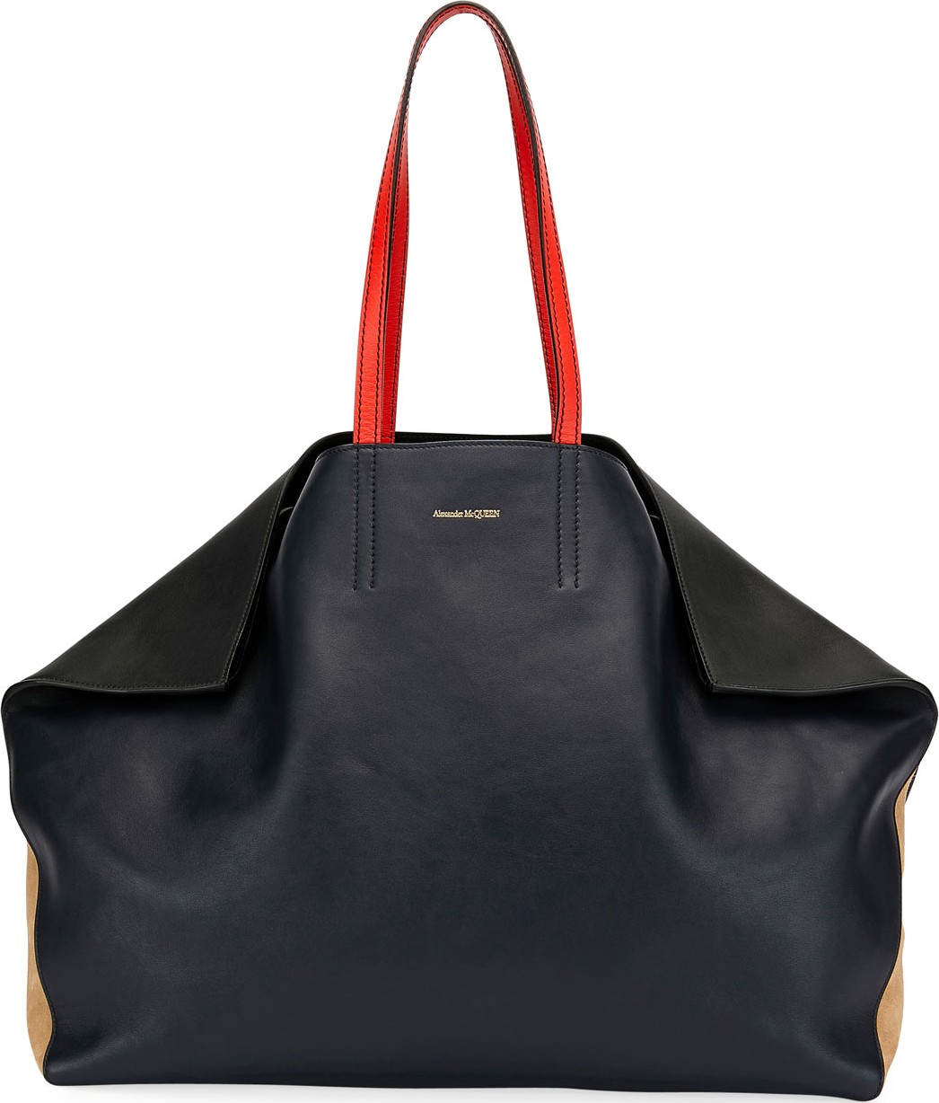 Alexander McQueen Large Butterfly East-West Tote Bag