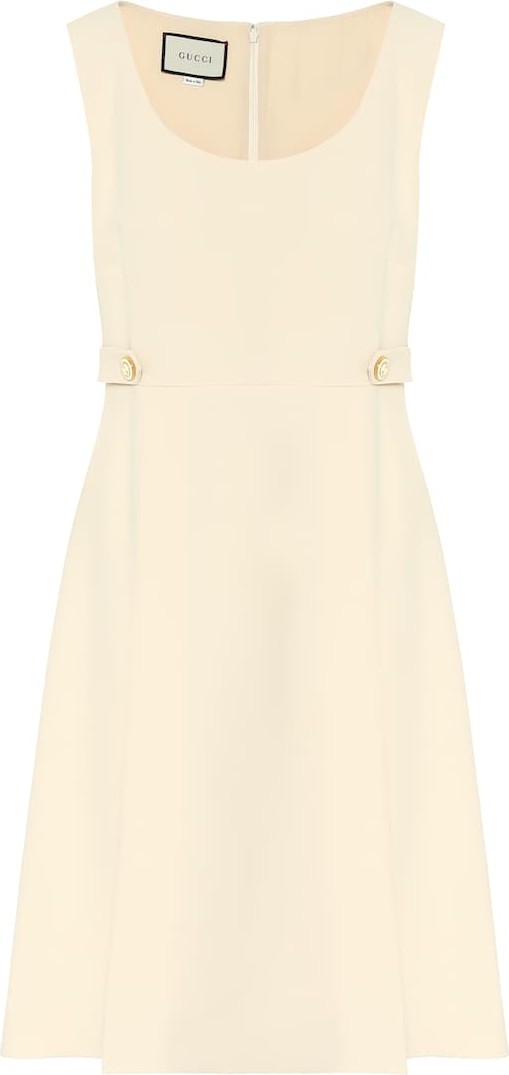 Gucci Silk and wool cady minidress