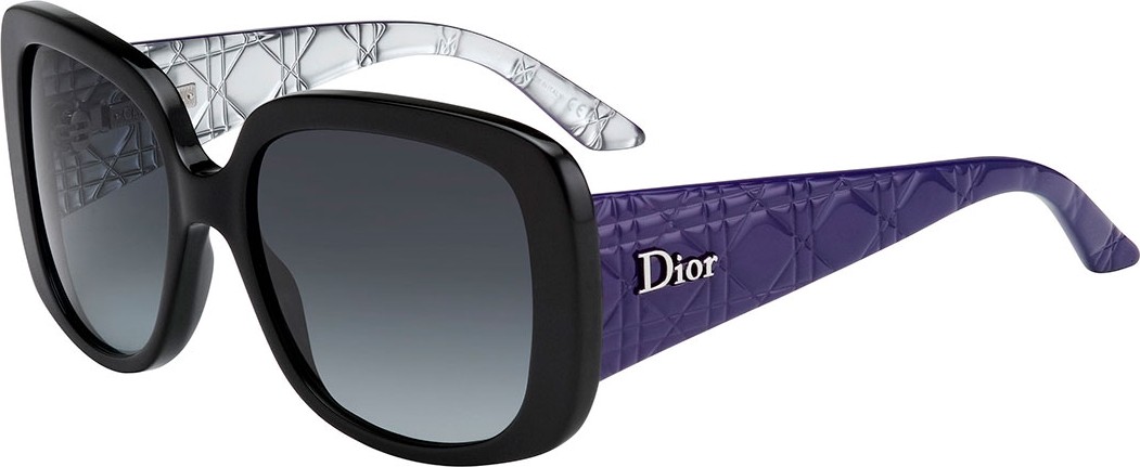 Dior LadyL10S Quilted Acetate Square Sunglasses