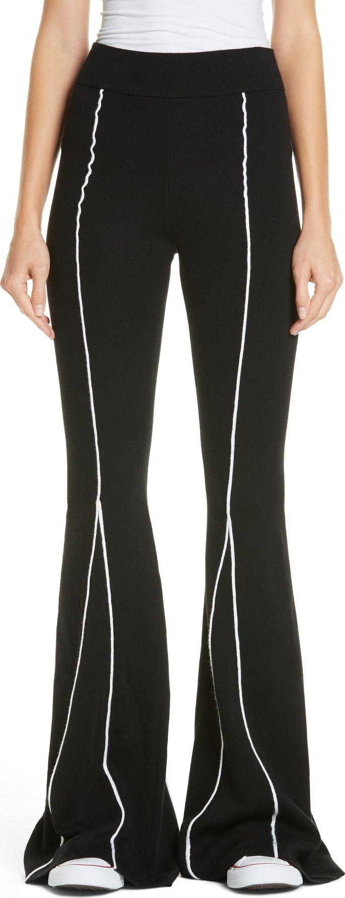 Victor Glemaud Knitted Flare Wool Pants Victor Glemaud Knitted Flare Wool Pants