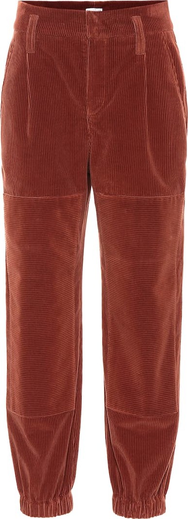 Brunello Cucinelli High-rise corduroy pants