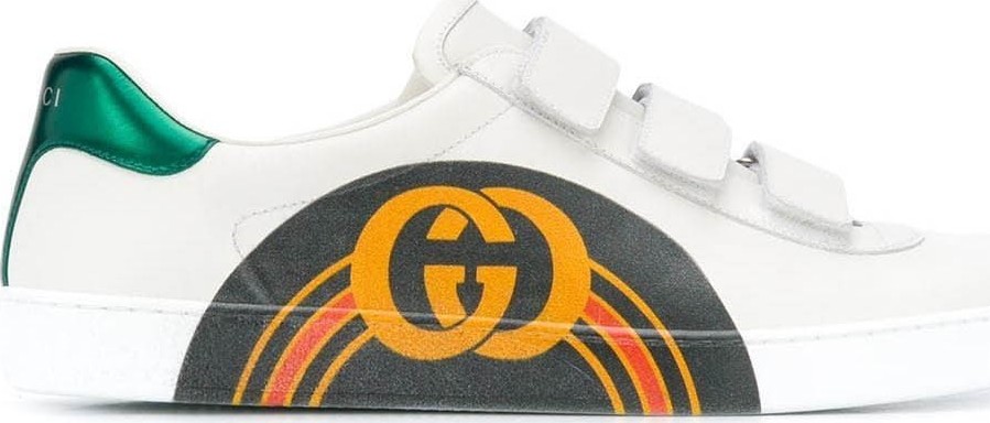 Gucci Logo rainbow sneakers