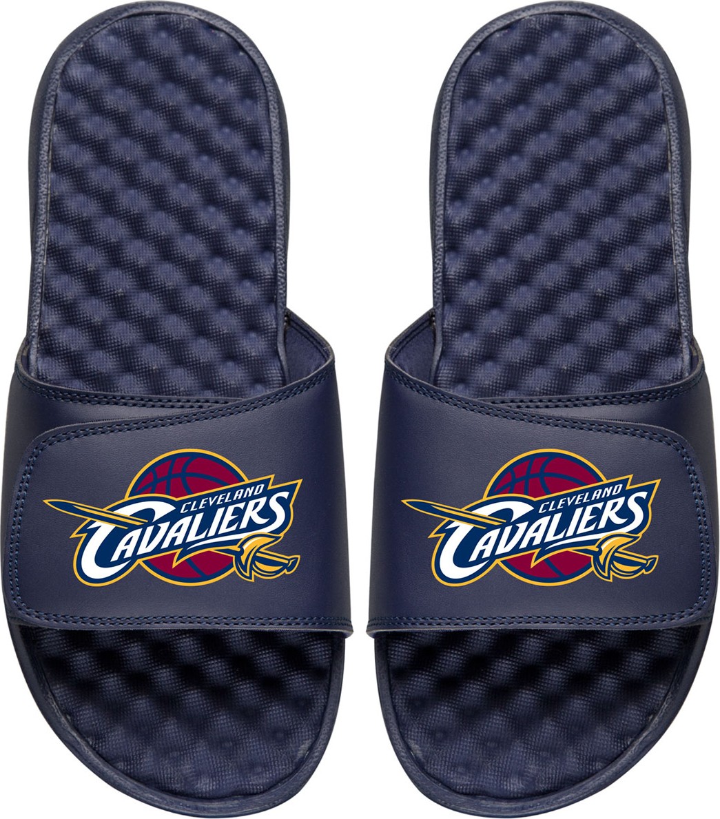 ISlide Men's NBA Cleveland Cavaliers Primary Slide Sandals, Navy