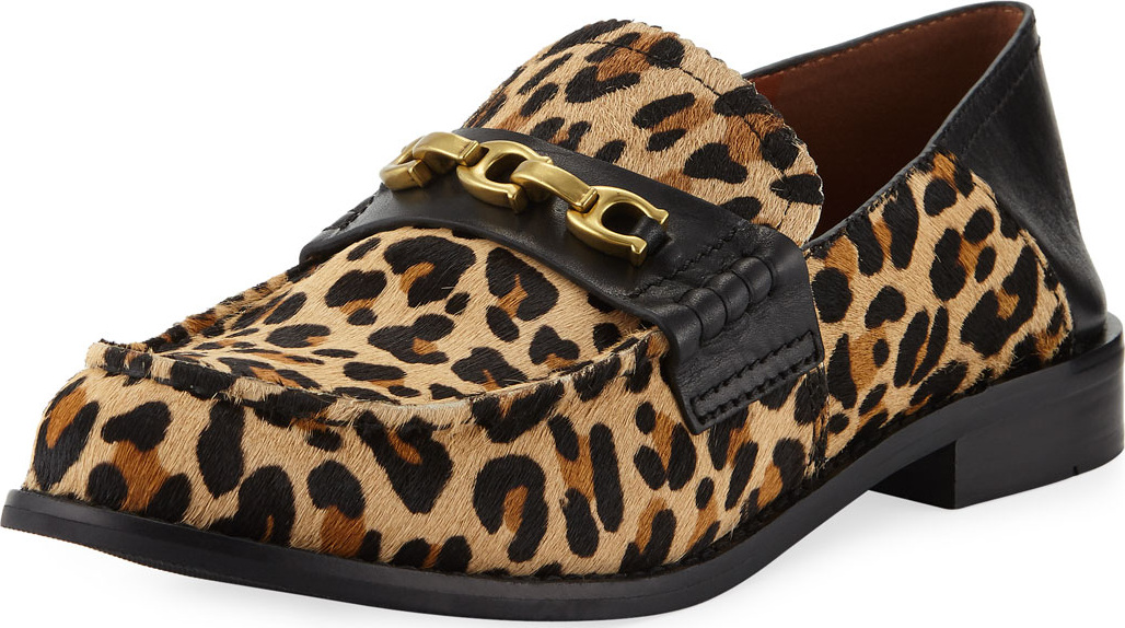COACH Putnam Leopard-Print Loafers