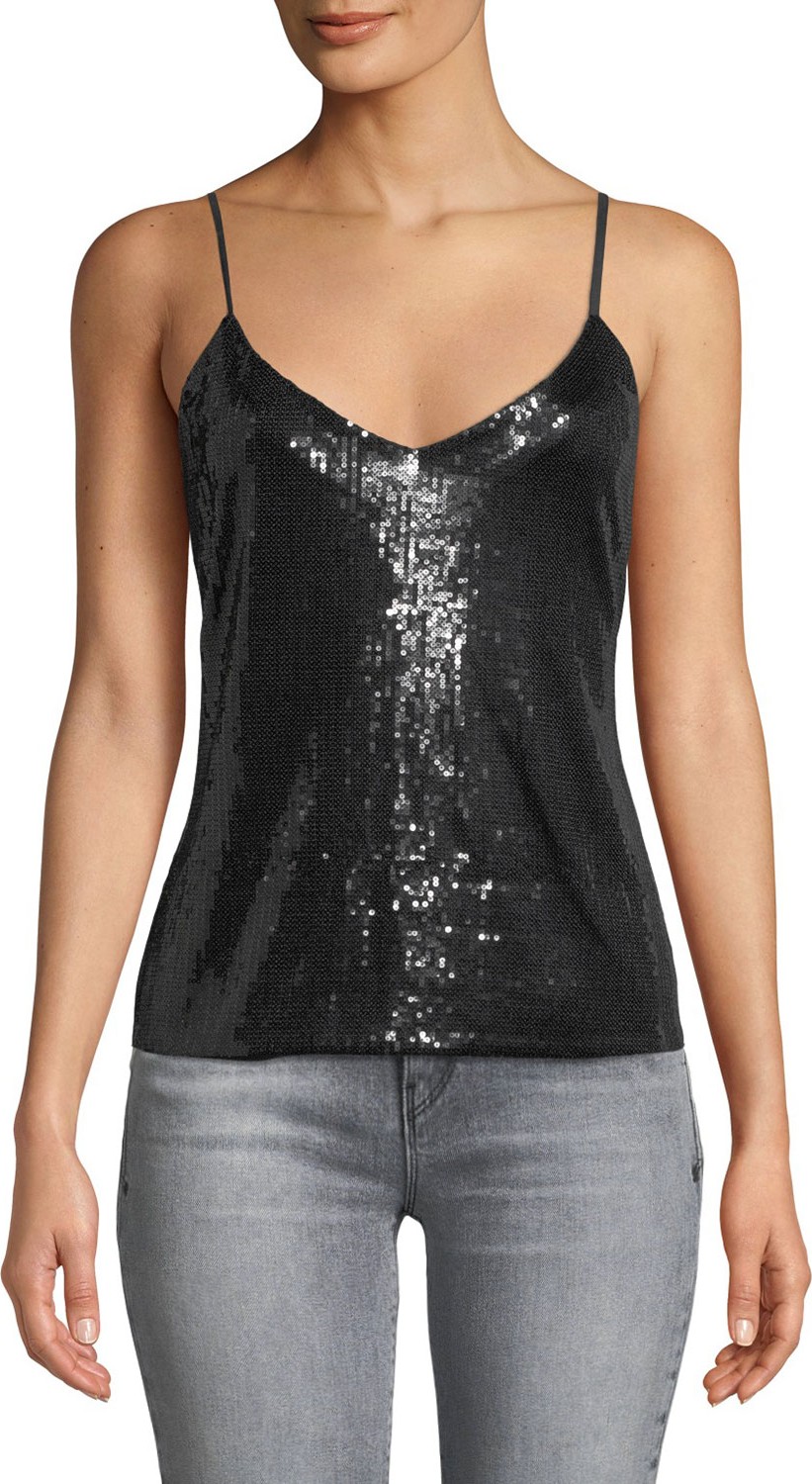 RtA Alice Sequined Scoop-Back Cami