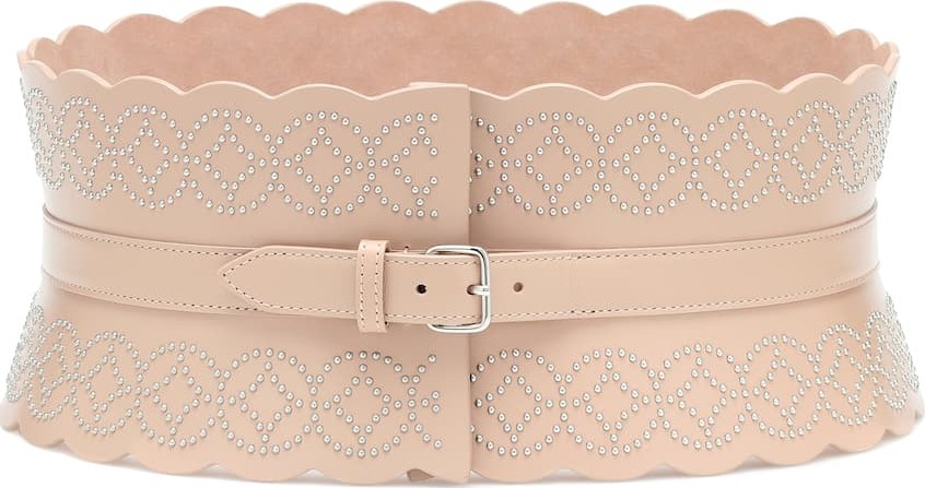 Alaïa Studded leather corset belt