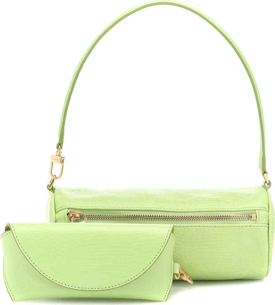 Staud Suzy embossed leather tote