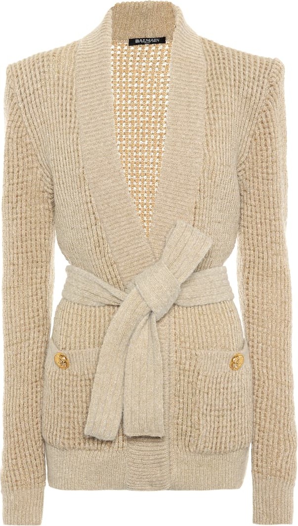 Balmain Wool and alpaca blend cardigan