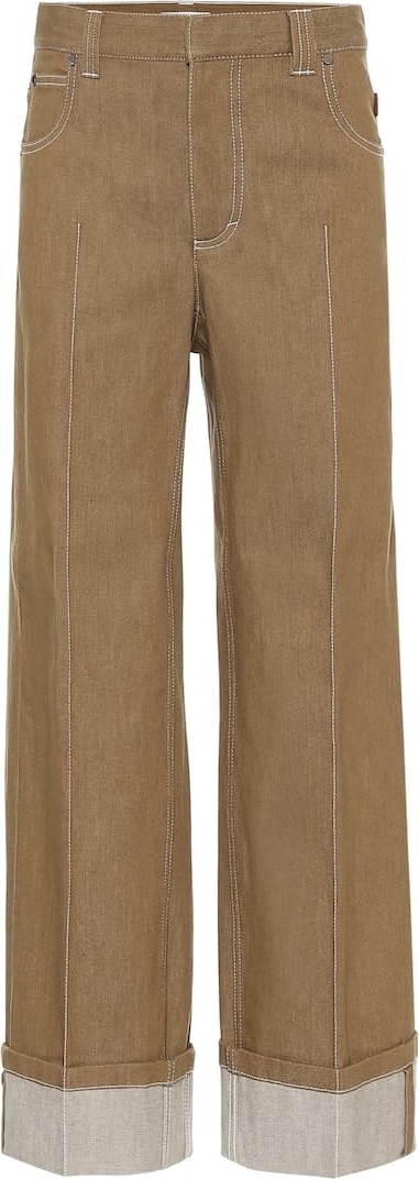 Chloe High-rise wide-leg jeans