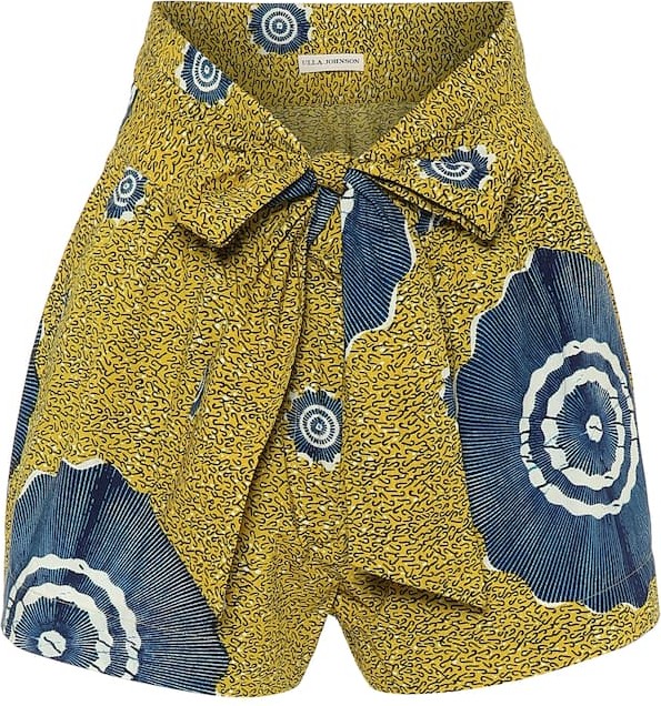 Ulla Johnson Printed cotton shorts