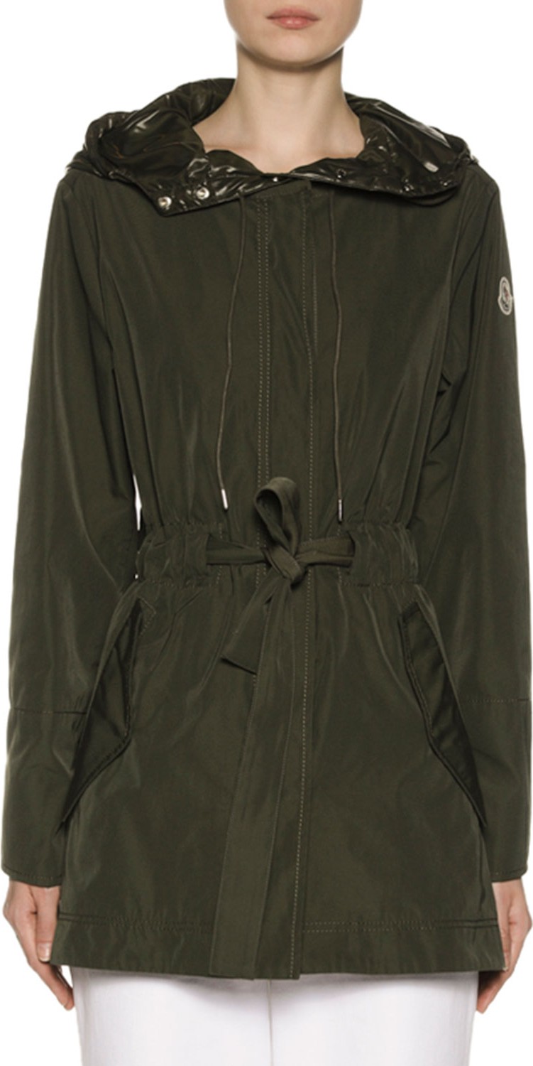 Moncler Mascate Semi-Fit Jacket w/ Contrast Hood
