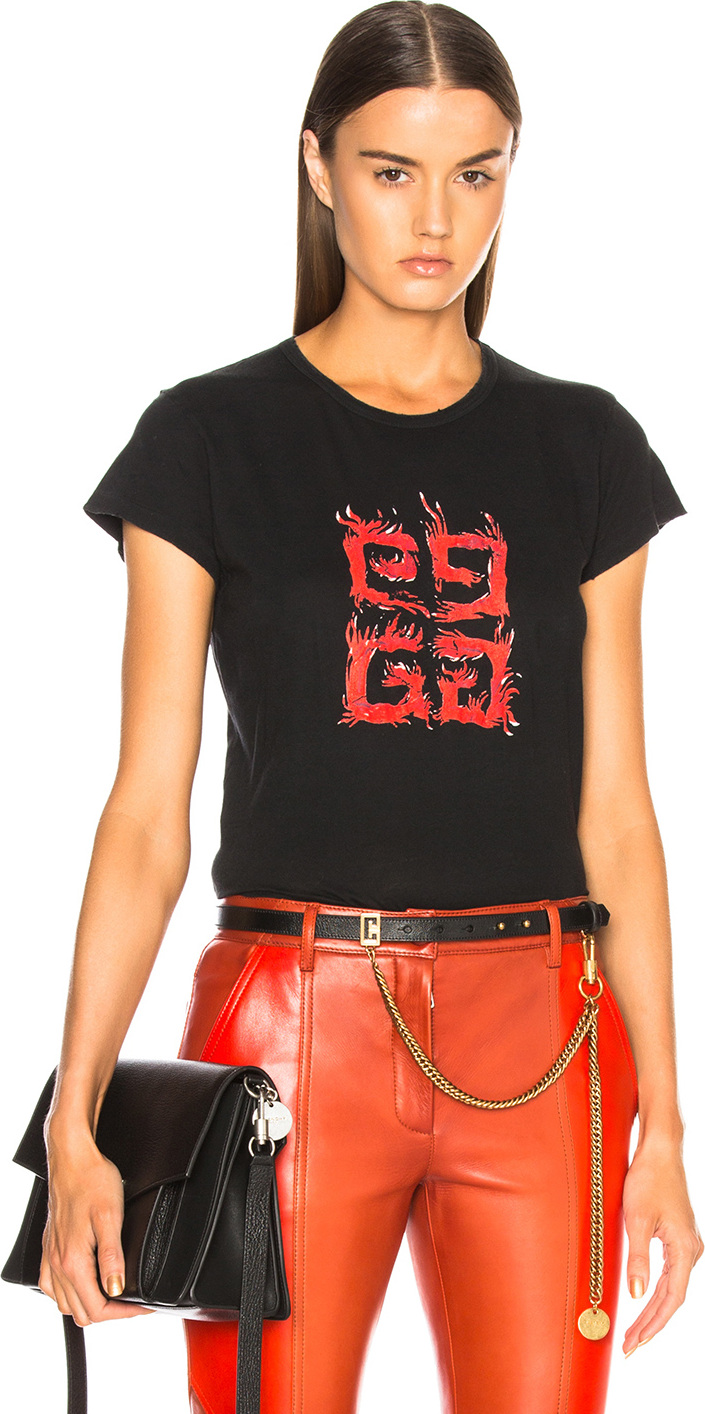 Givenchy Flame 4G Graphic Tee