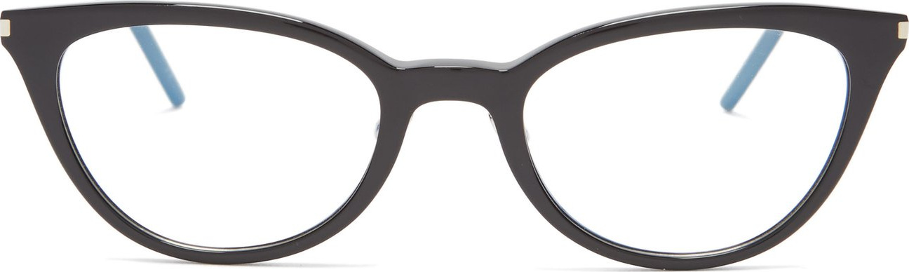 Saint Laurent Small cat-eye acetate glasses