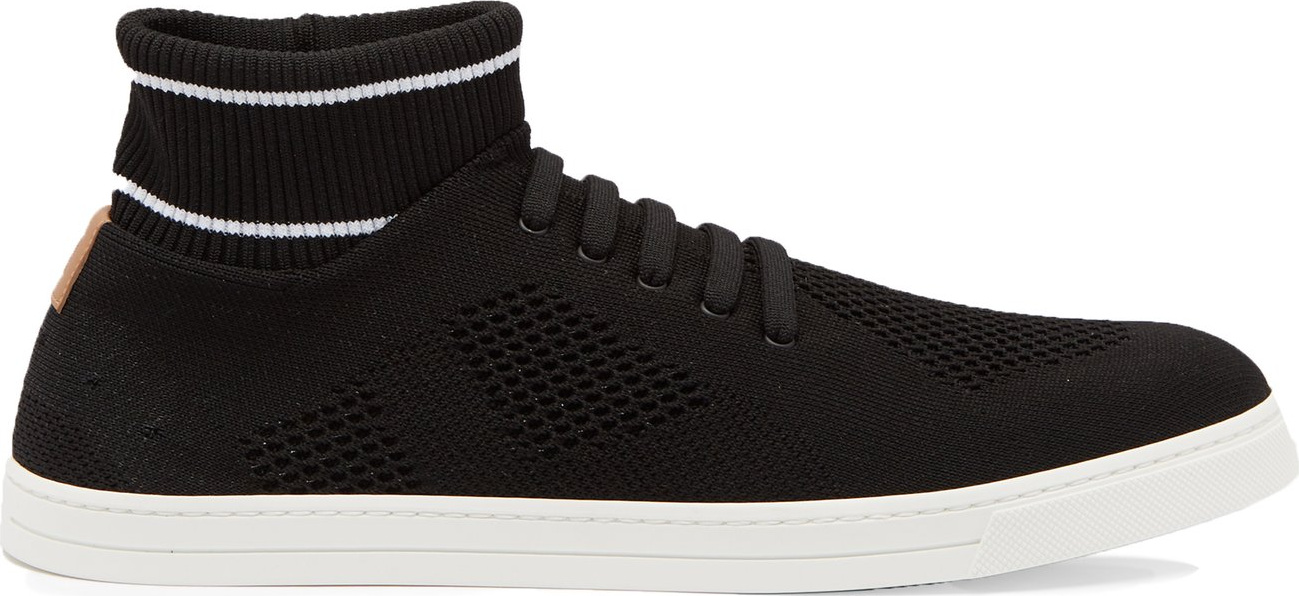 Fendi Knitted low-top trainers