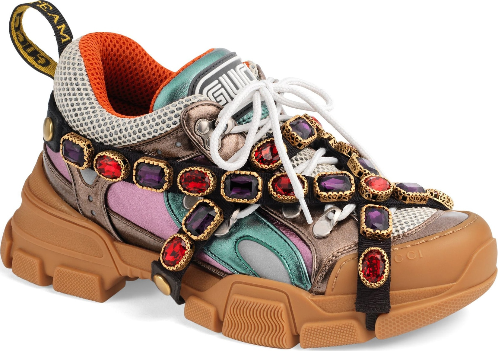 Gucci Journey Jewel Embellished Sneaker