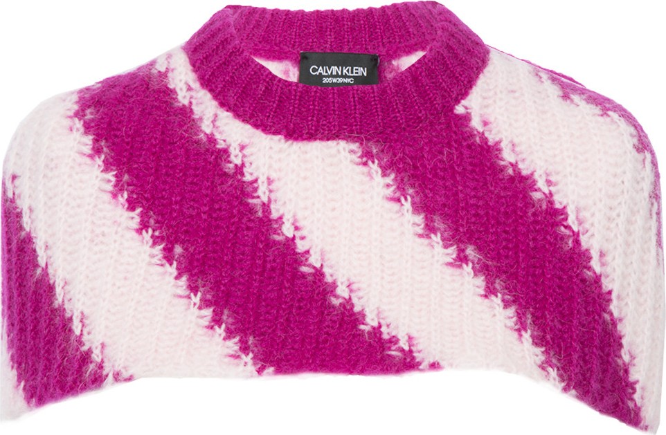 Calvin Klein 205W39NYC Mohair cape