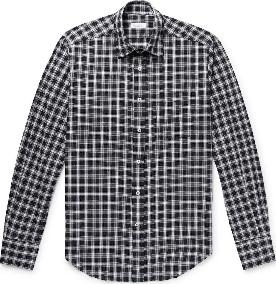Incotex Slim-Fit Checked Cotton Shirt