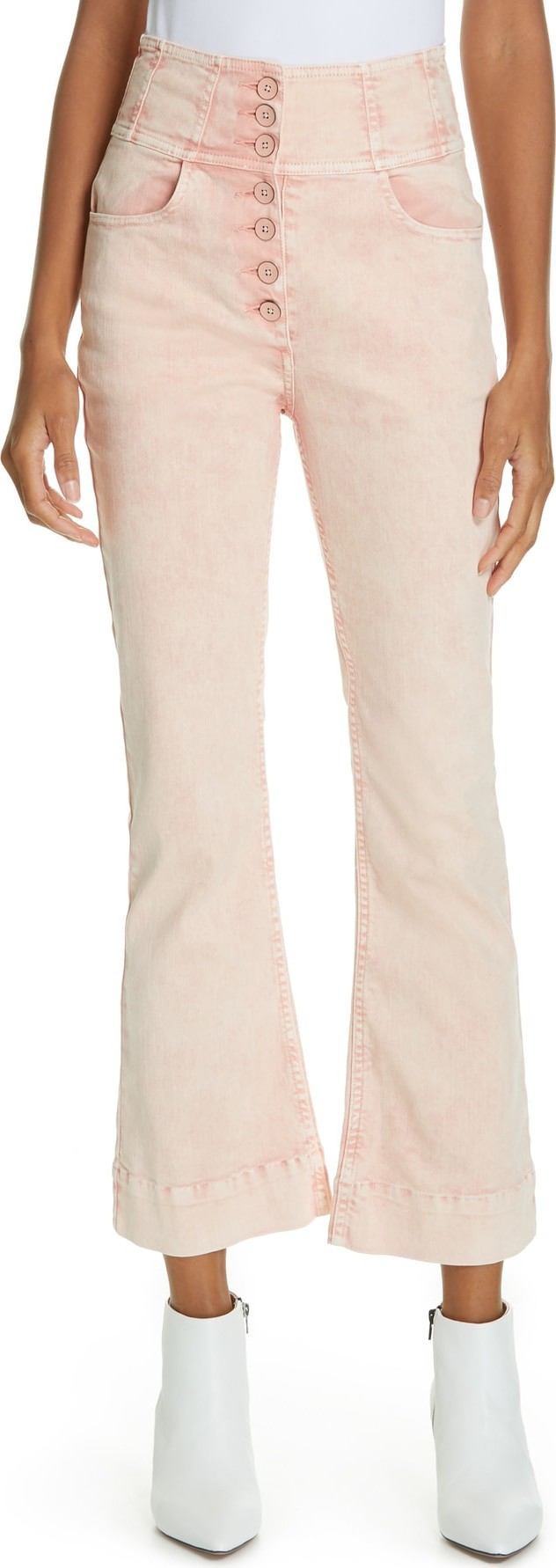 Ulla Johnson Ellis Crop Flare Jeans