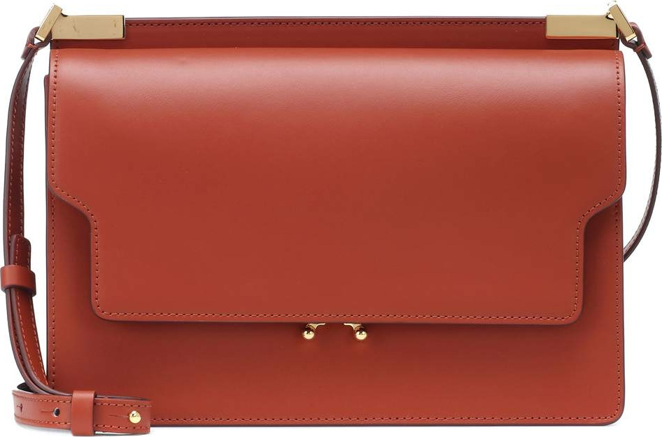 Marni Trunk leather shoulder bag