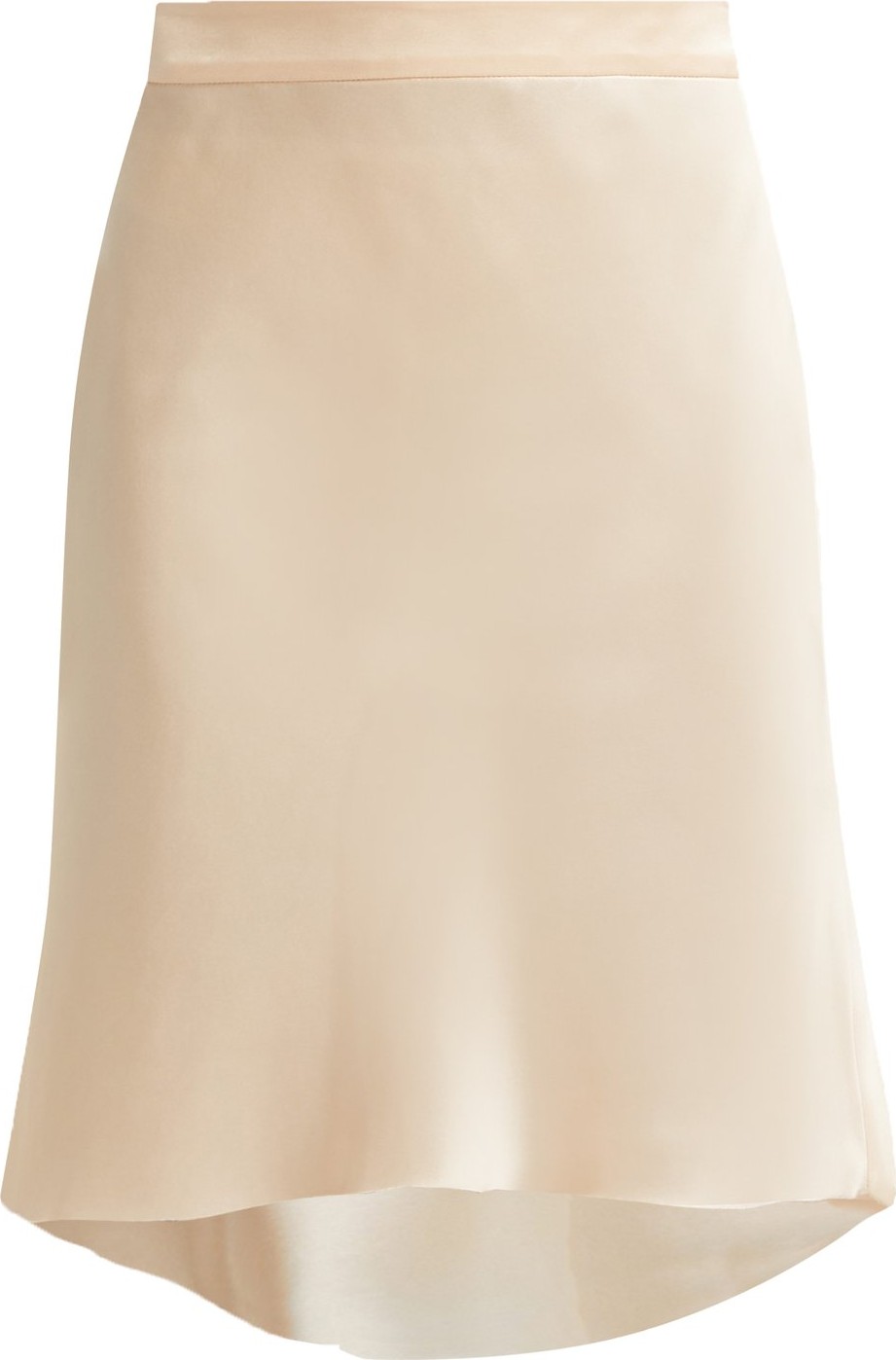 Raey Bias godet silk-satin slip skirt