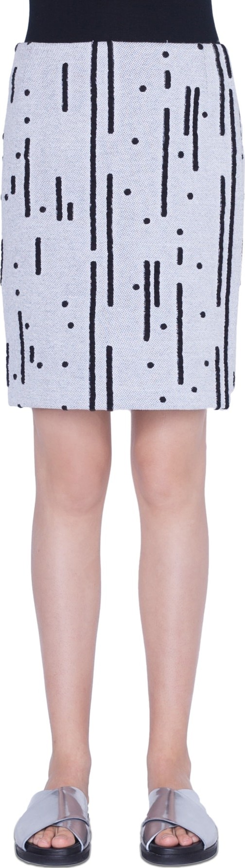 Akris Punto Memphis Lamiera Miniskirt