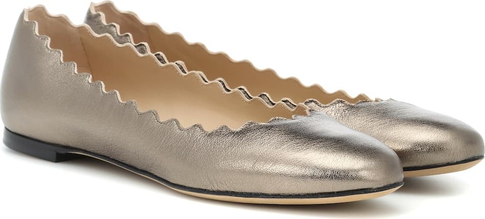 Chloe Lauren leather ballerinas