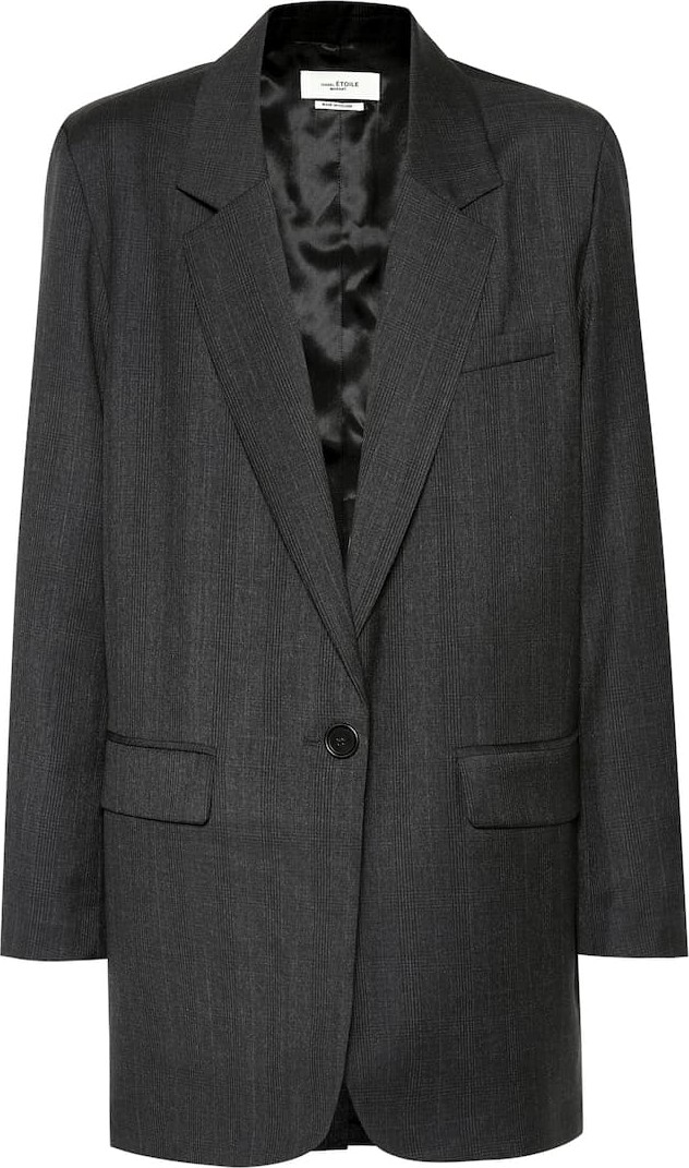 Isabel Marant Etoile Nerix plaid wool blazer