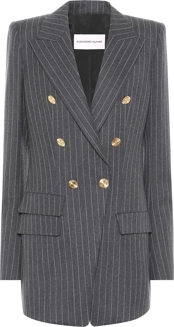 Alexandre Vauthier Pinstripe stretch-wool blazer