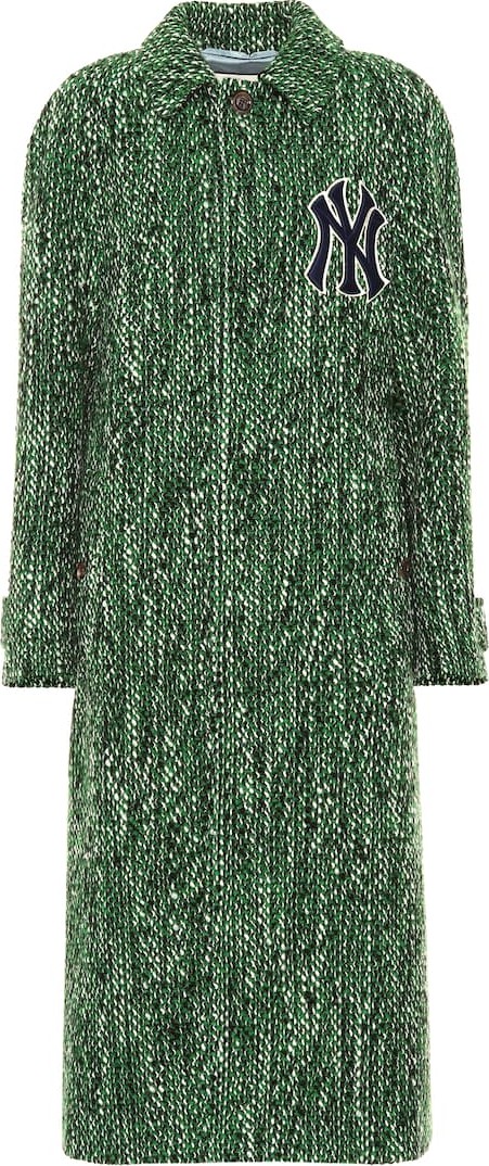 Gucci NY Yankees wool-blend coat