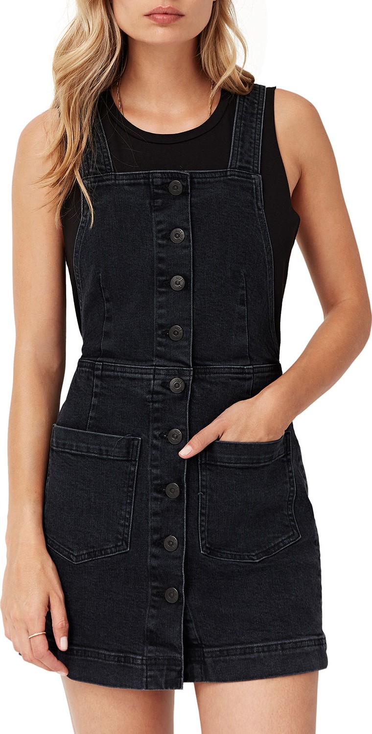 3X1 Rose Short Denim Overall Dress