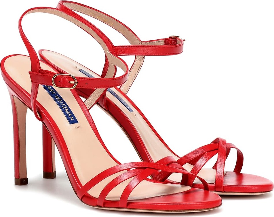 Stuart Weitzman Starla 105 leather sandals