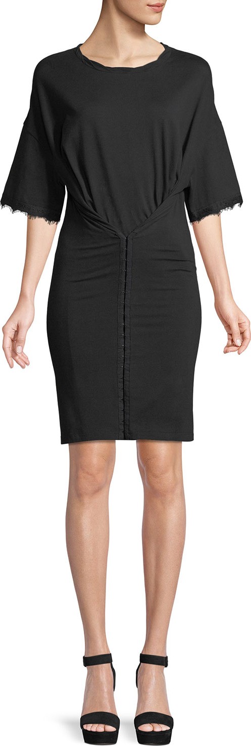 Opening Ceremony Hook-Front Short-Sleeve Tee Dress Opening Ceremony Hook-Front Short-Sleeve Tee Dress