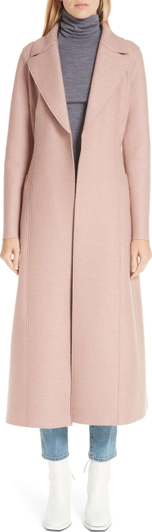 Harris Wharf London Long Wool Duster Coat