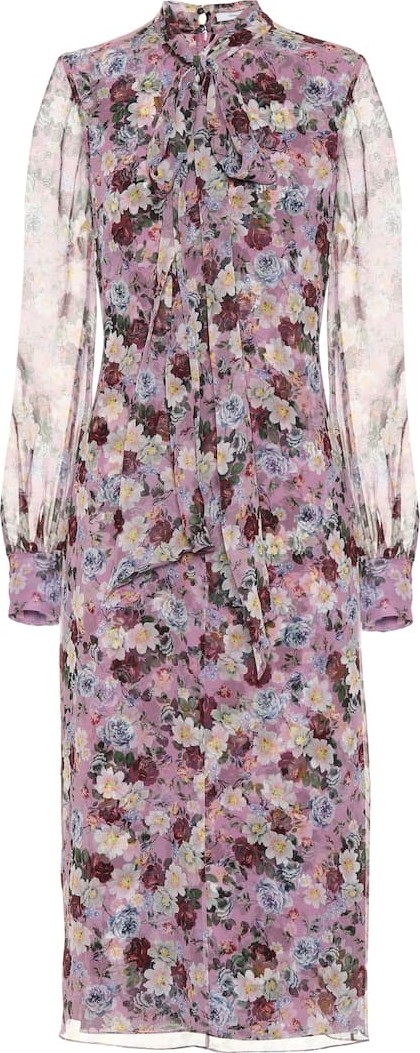 Erdem Danielle floral-printed silk dress