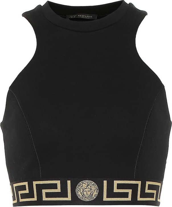 Versace Technical crop top
